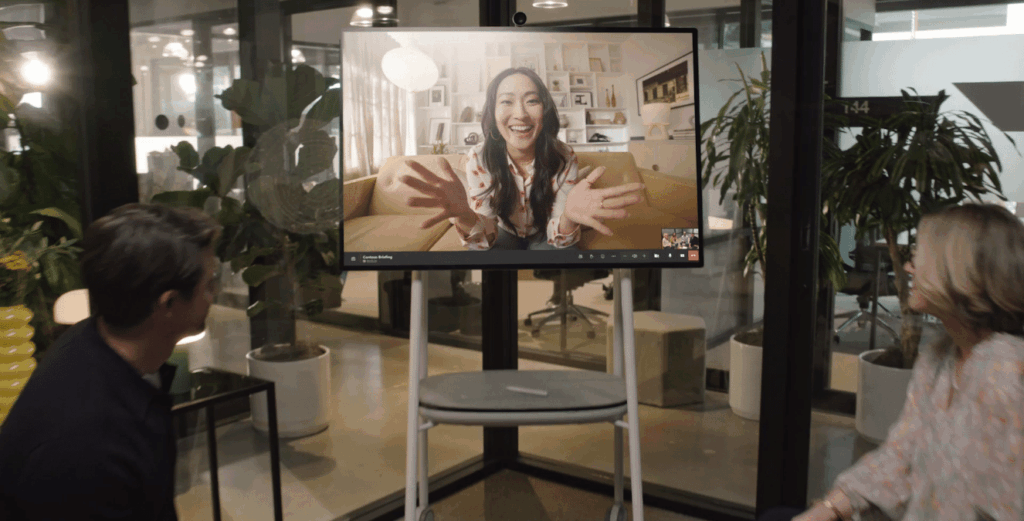 Featured image for Wie das Surface Hub 3 hybride Meetings auf ein neues Niveau hebt 